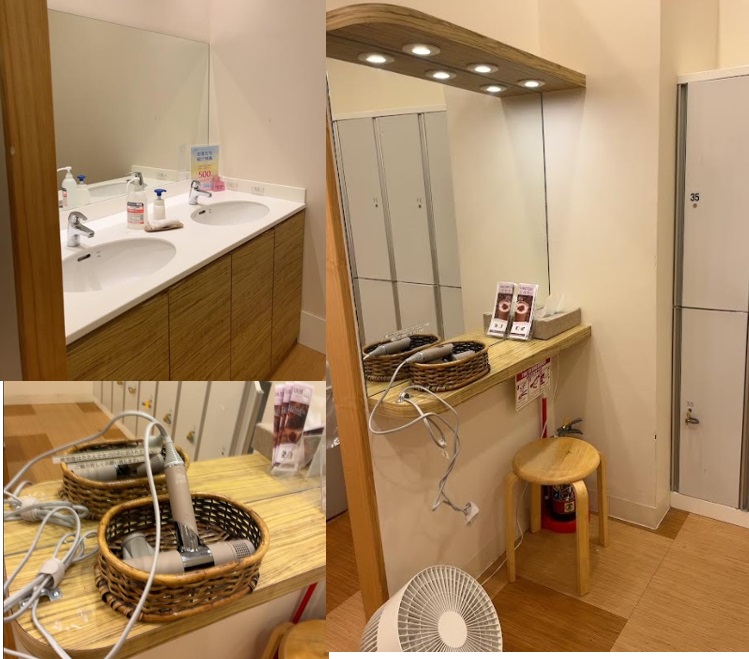 Bodiesのパウダールーム