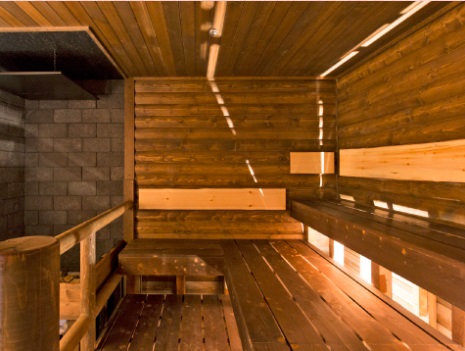 スパラクーアの女性用フィンランドサウナ