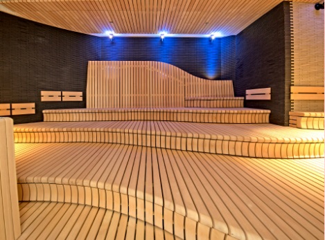 スパラクーアの中高温サウナ シュテフィ